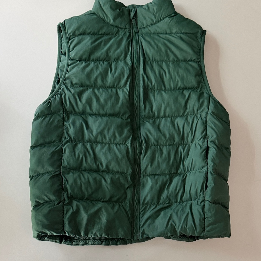 Kids Green Puffer Vest